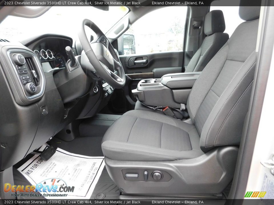 Jet Black Interior - 2023 Chevrolet Silverado 3500HD LT Crew Cab 4x4 Photo #22