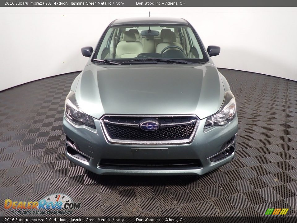 2016 Subaru Impreza 2.0i 4-door Jasmine Green Metallic / Ivory Photo #4