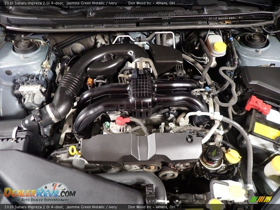 2016 Subaru Impreza 2.0i 4-door Jasmine Green Metallic / Ivory Photo #6