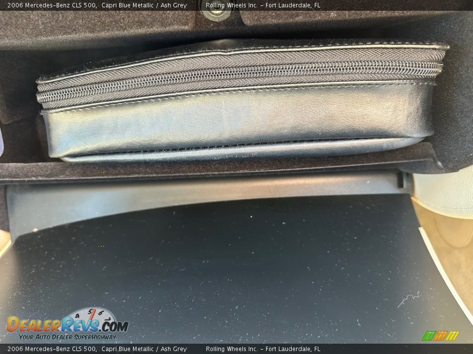 2006 Mercedes-Benz CLS 500 Capri Blue Metallic / Ash Grey Photo #31