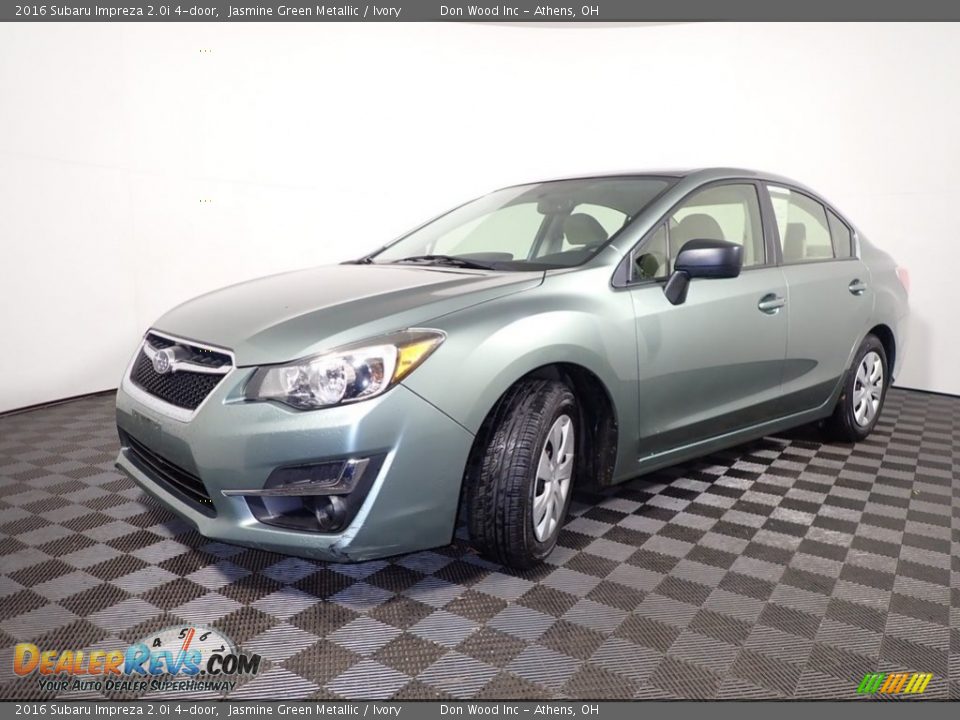 2016 Subaru Impreza 2.0i 4-door Jasmine Green Metallic / Ivory Photo #7
