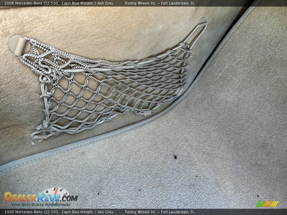 2006 Mercedes-Benz CLS 500 Capri Blue Metallic / Ash Grey Photo #32
