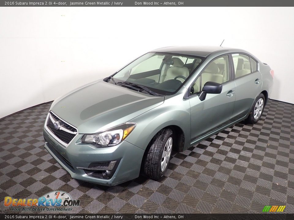 2016 Subaru Impreza 2.0i 4-door Jasmine Green Metallic / Ivory Photo #8