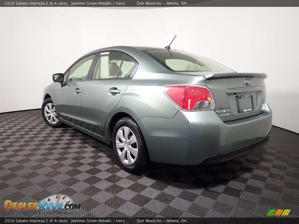 2016 Subaru Impreza 2.0i 4-door Jasmine Green Metallic / Ivory Photo #9