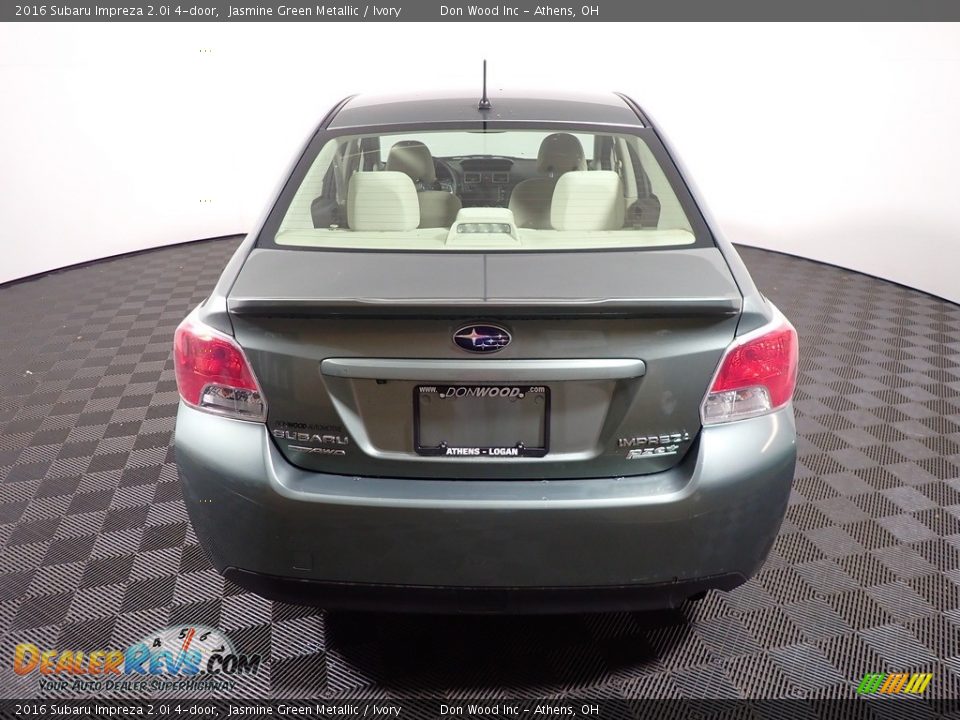 2016 Subaru Impreza 2.0i 4-door Jasmine Green Metallic / Ivory Photo #11