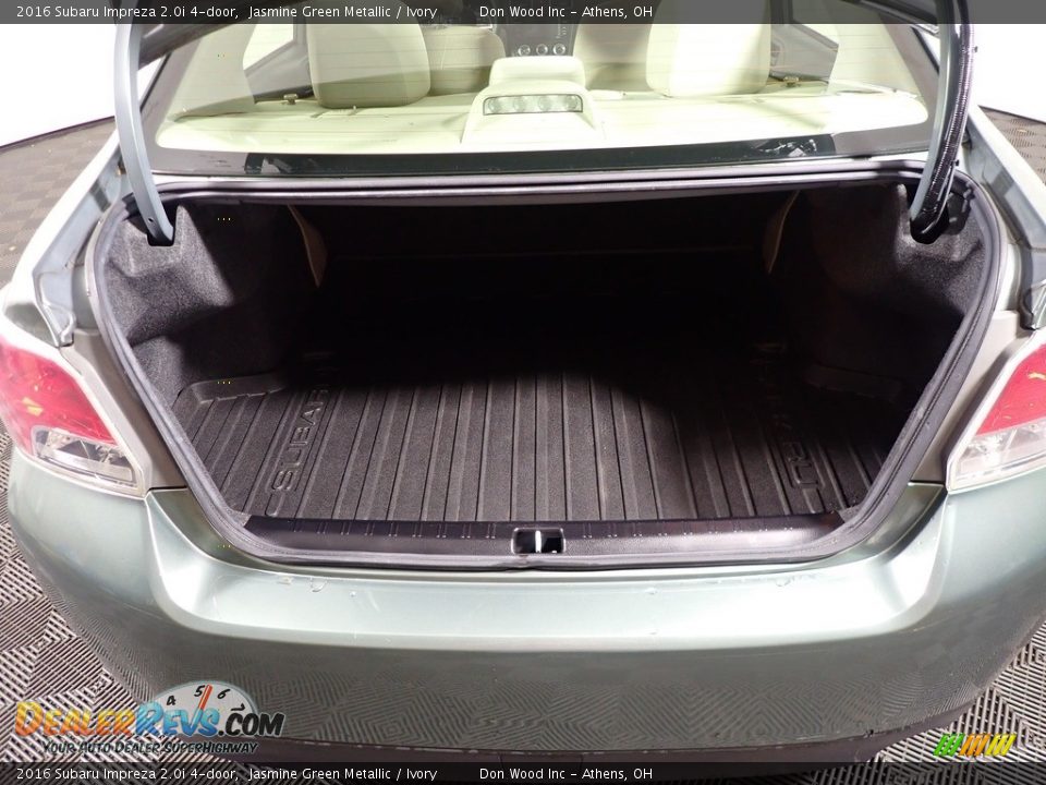 2016 Subaru Impreza 2.0i 4-door Jasmine Green Metallic / Ivory Photo #13