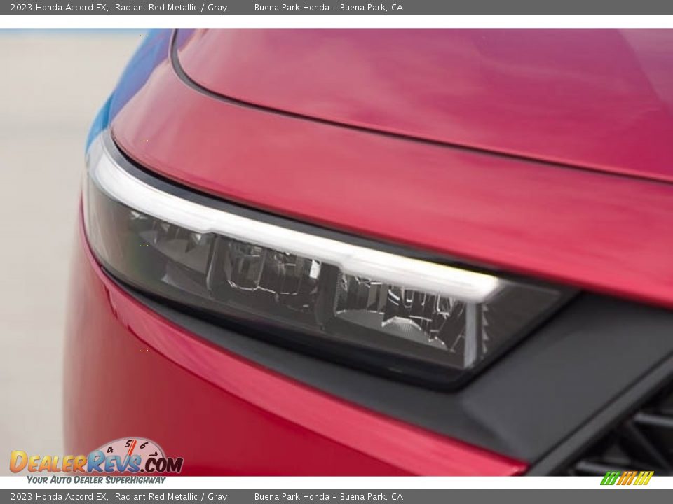 2023 Honda Accord EX Radiant Red Metallic / Gray Photo #4