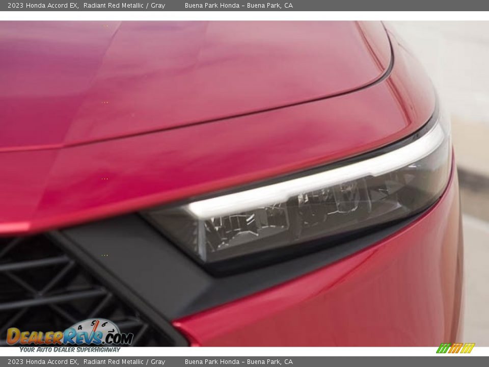 2023 Honda Accord EX Radiant Red Metallic / Gray Photo #5