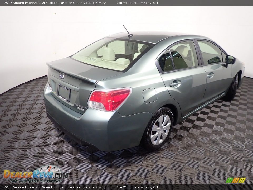 2016 Subaru Impreza 2.0i 4-door Jasmine Green Metallic / Ivory Photo #15