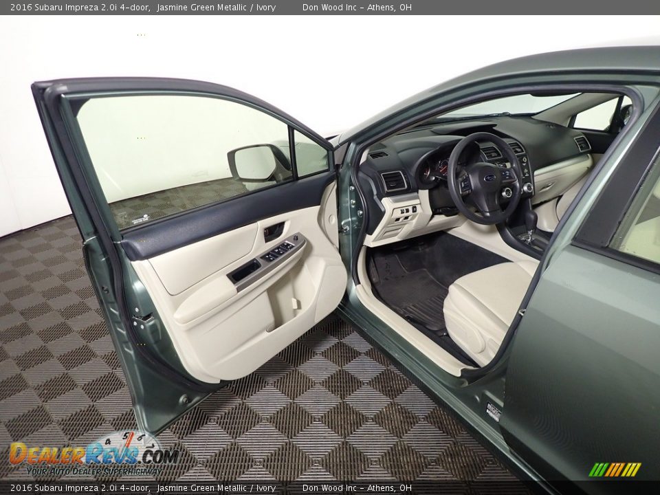 2016 Subaru Impreza 2.0i 4-door Jasmine Green Metallic / Ivory Photo #16