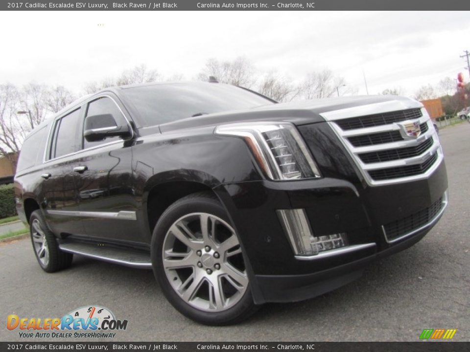 2017 Cadillac Escalade ESV Luxury Black Raven / Jet Black Photo #1