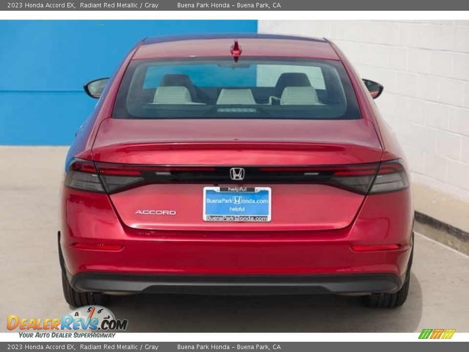 2023 Honda Accord EX Radiant Red Metallic / Gray Photo #7