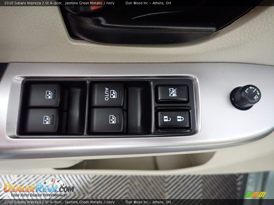 2016 Subaru Impreza 2.0i 4-door Jasmine Green Metallic / Ivory Photo #17