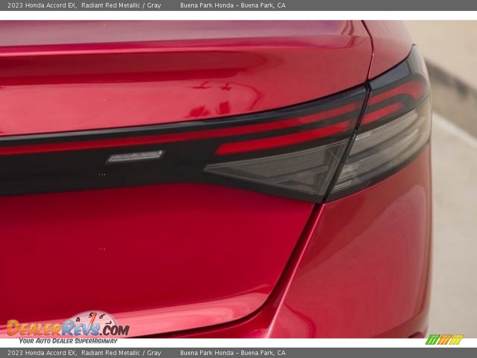 2023 Honda Accord EX Radiant Red Metallic / Gray Photo #9