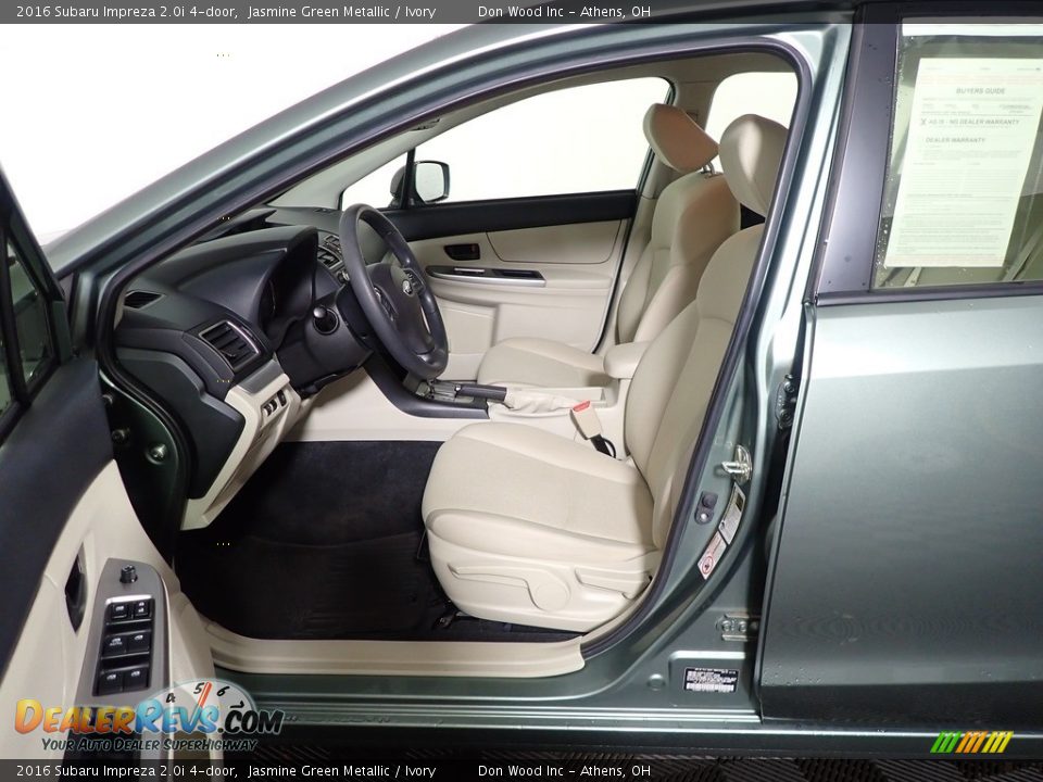 Ivory Interior - 2016 Subaru Impreza 2.0i 4-door Photo #18