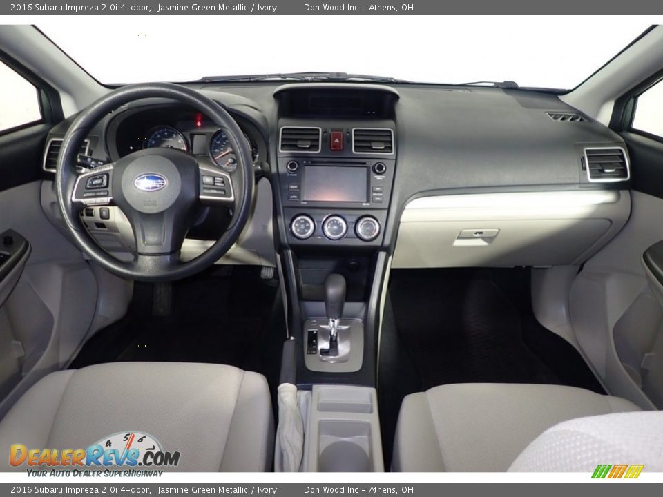 2016 Subaru Impreza 2.0i 4-door Jasmine Green Metallic / Ivory Photo #20