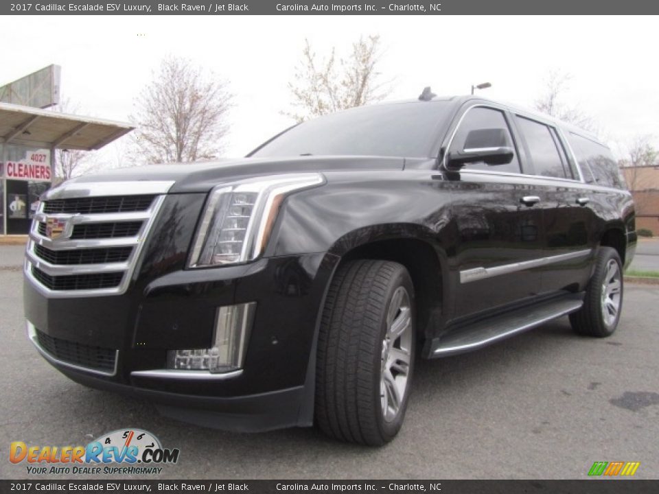 2017 Cadillac Escalade ESV Luxury Black Raven / Jet Black Photo #6