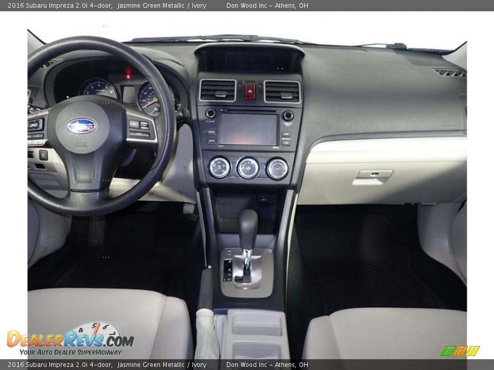 2016 Subaru Impreza 2.0i 4-door Jasmine Green Metallic / Ivory Photo #21