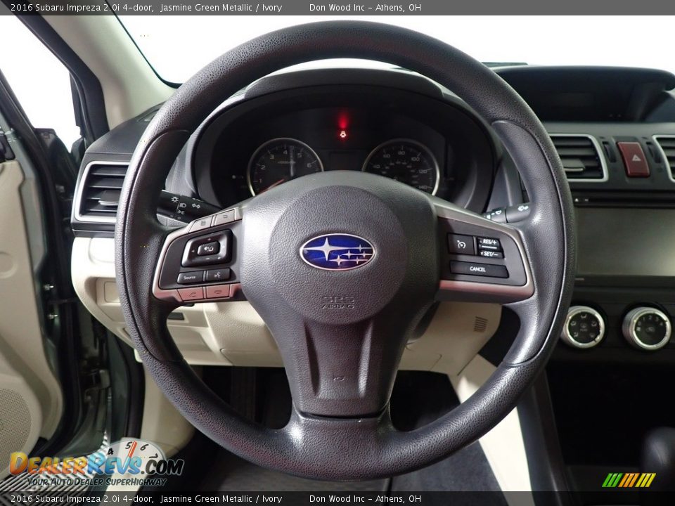 2016 Subaru Impreza 2.0i 4-door Jasmine Green Metallic / Ivory Photo #23