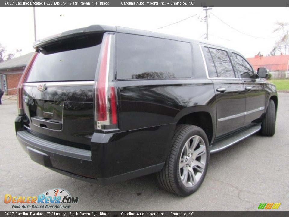 2017 Cadillac Escalade ESV Luxury Black Raven / Jet Black Photo #10