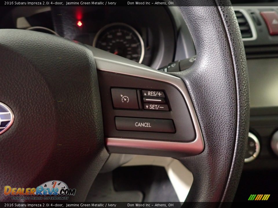 2016 Subaru Impreza 2.0i 4-door Jasmine Green Metallic / Ivory Photo #26