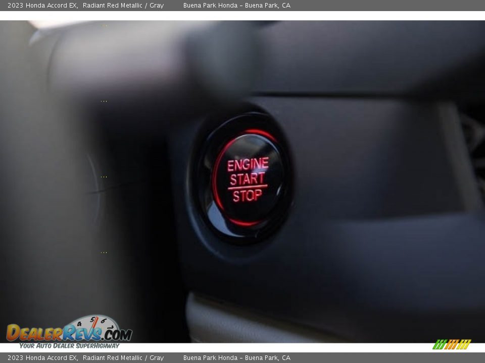2023 Honda Accord EX Radiant Red Metallic / Gray Photo #24