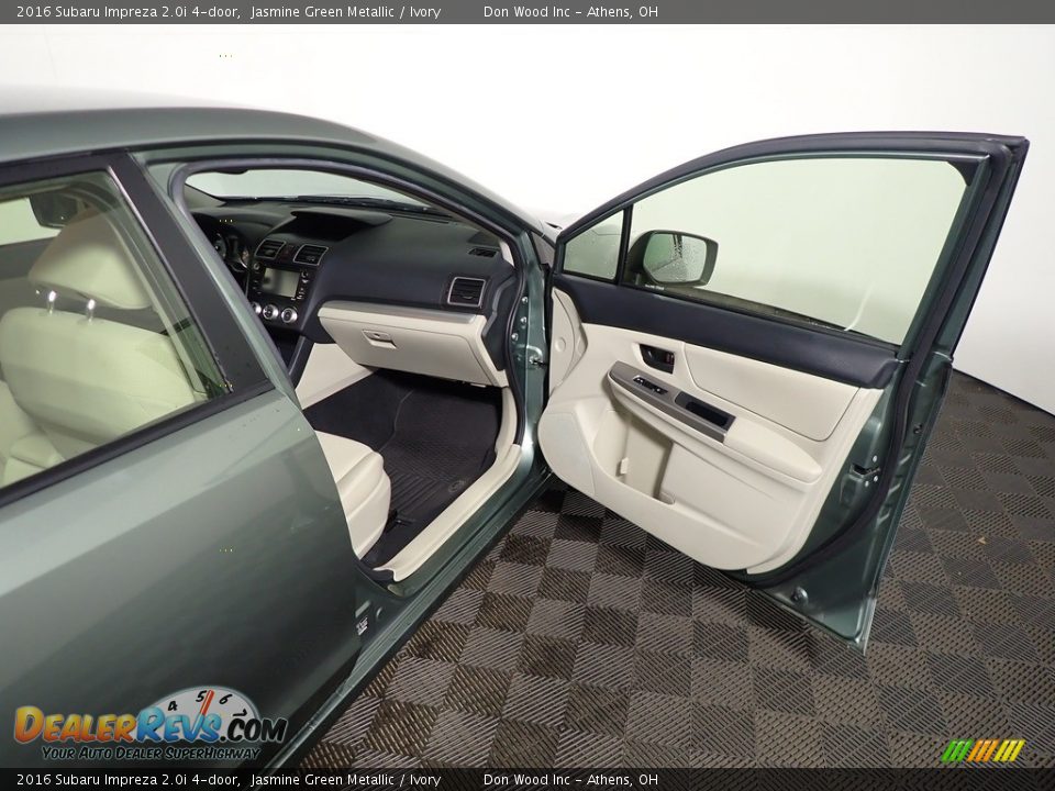 2016 Subaru Impreza 2.0i 4-door Jasmine Green Metallic / Ivory Photo #34