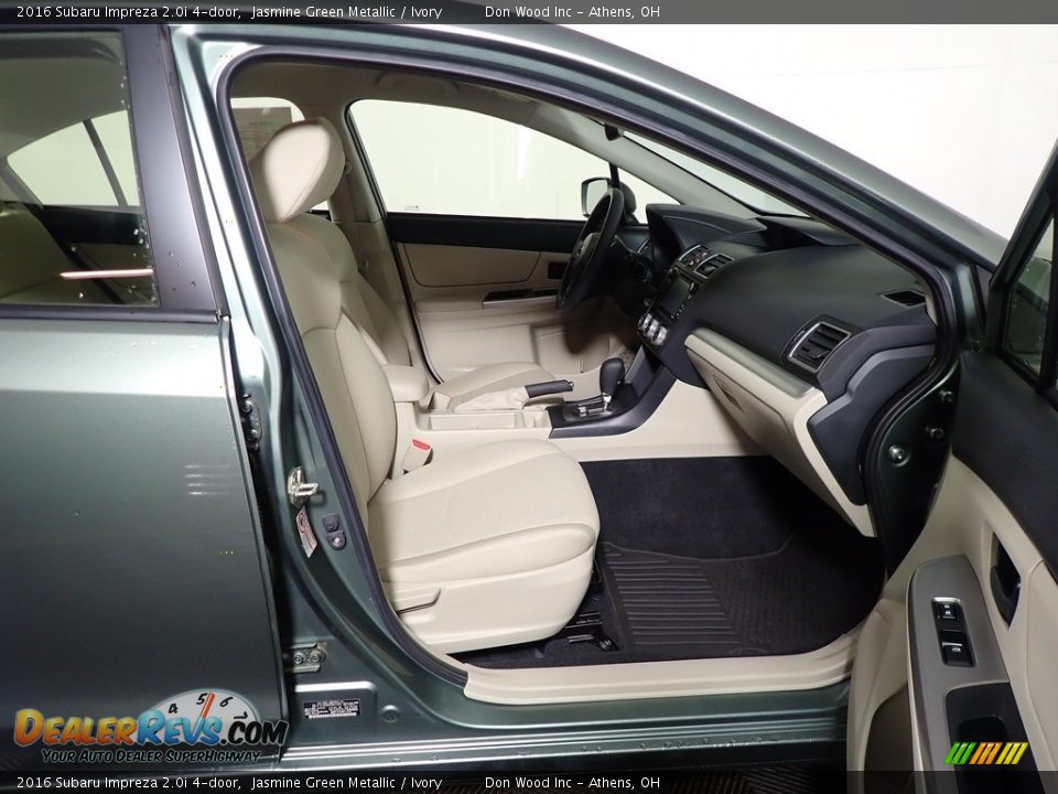 2016 Subaru Impreza 2.0i 4-door Jasmine Green Metallic / Ivory Photo #35