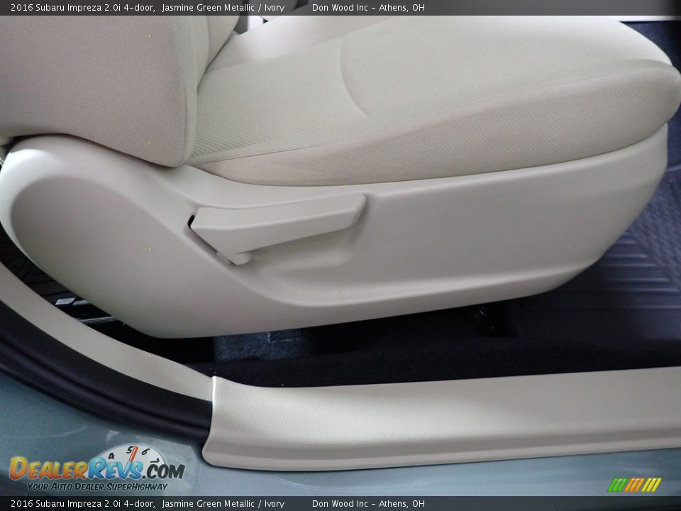 2016 Subaru Impreza 2.0i 4-door Jasmine Green Metallic / Ivory Photo #36