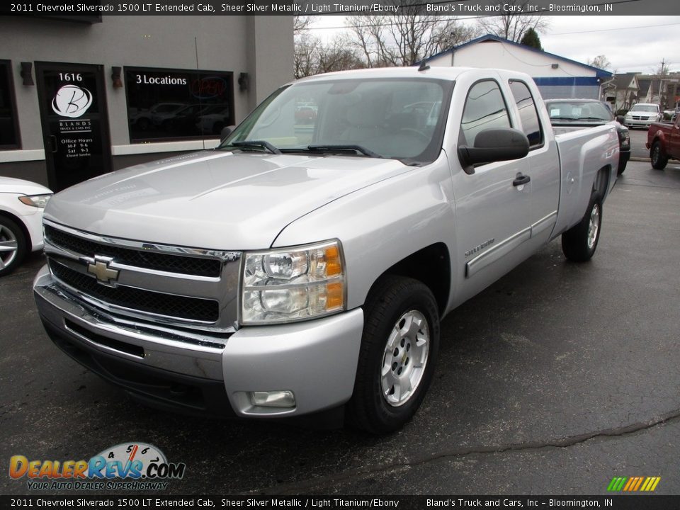 2011 Chevrolet Silverado 1500 LT Extended Cab Sheer Silver Metallic / Light Titanium/Ebony Photo #2