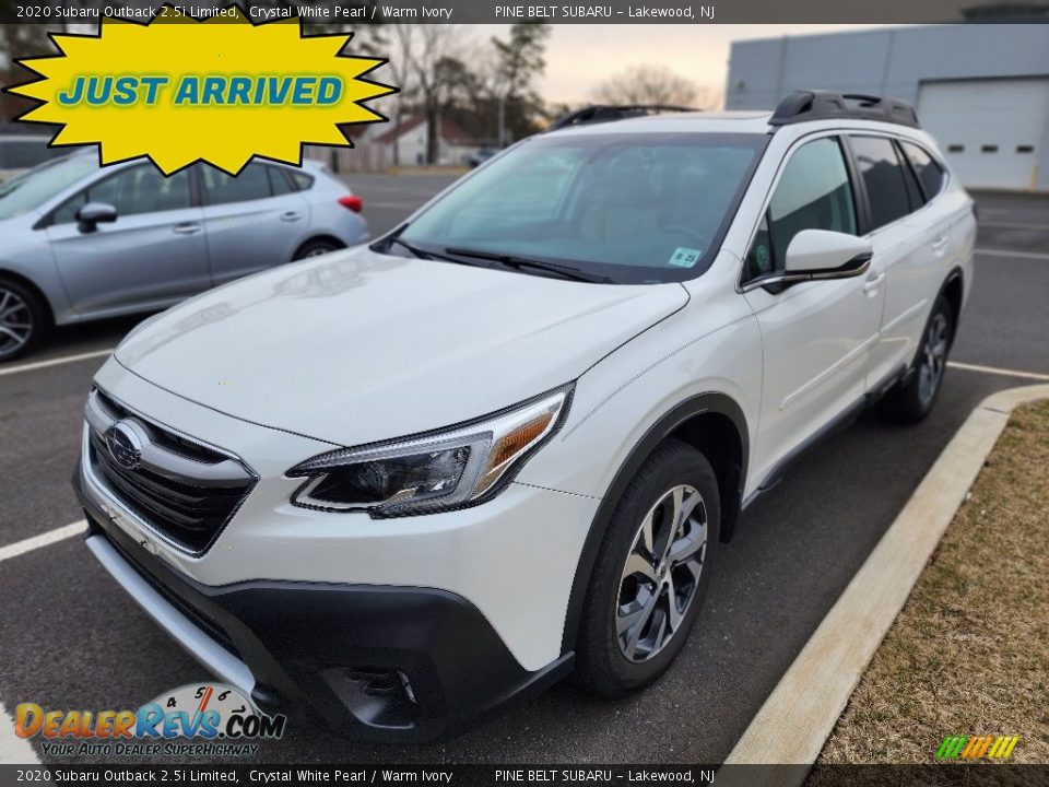 2020 Subaru Outback 2.5i Limited Crystal White Pearl / Warm Ivory Photo #1