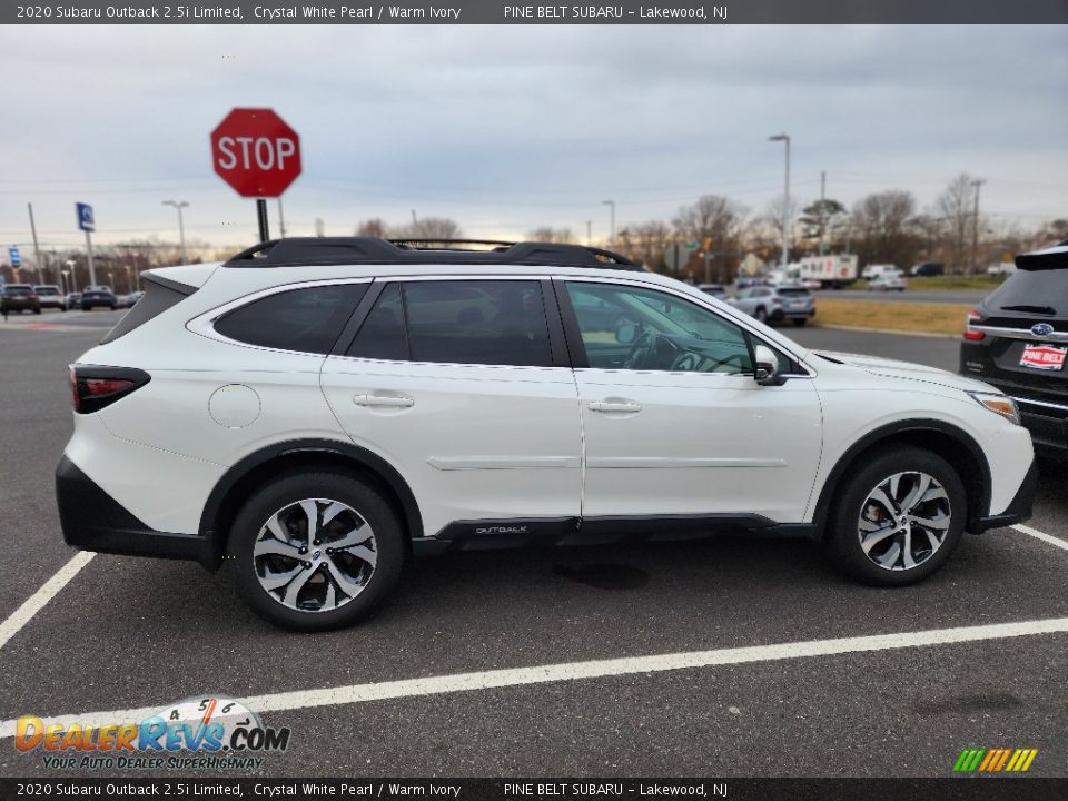 2020 Subaru Outback 2.5i Limited Crystal White Pearl / Warm Ivory Photo #3