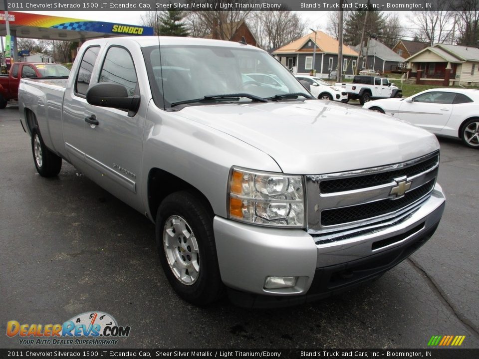 2011 Chevrolet Silverado 1500 LT Extended Cab Sheer Silver Metallic / Light Titanium/Ebony Photo #5