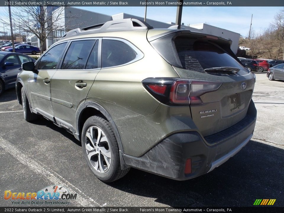 2022 Subaru Outback 2.5i Limited Autumn Green Metallic / Slate Black Photo #2