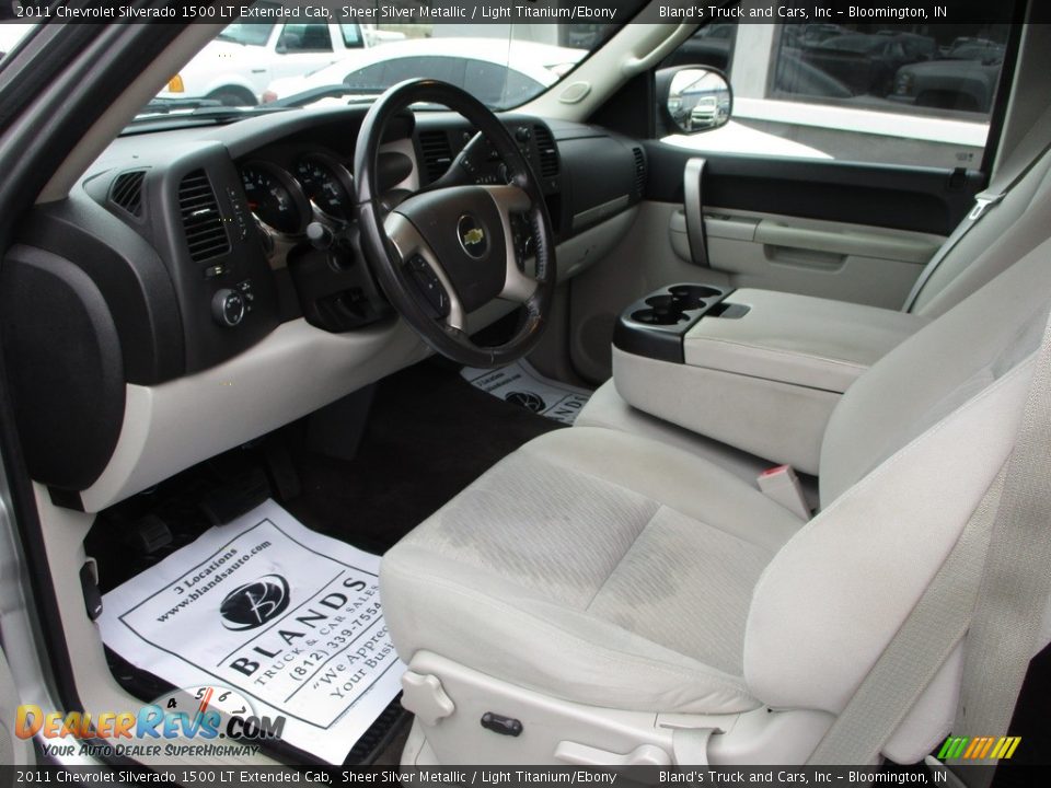 2011 Chevrolet Silverado 1500 LT Extended Cab Sheer Silver Metallic / Light Titanium/Ebony Photo #7