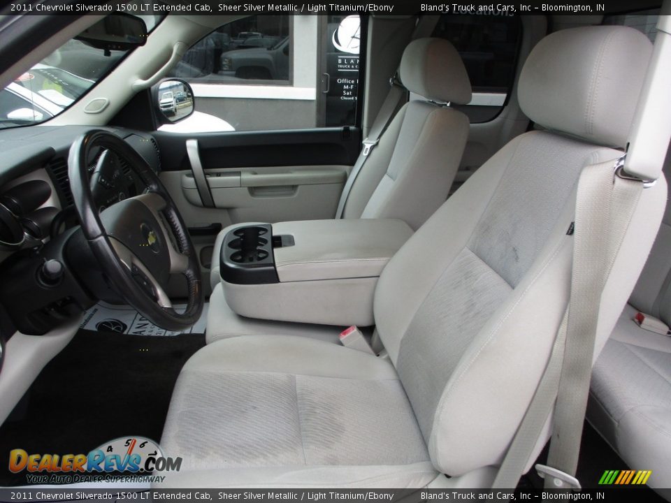 2011 Chevrolet Silverado 1500 LT Extended Cab Sheer Silver Metallic / Light Titanium/Ebony Photo #8
