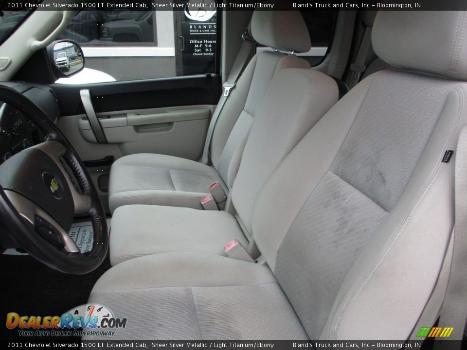 2011 Chevrolet Silverado 1500 LT Extended Cab Sheer Silver Metallic / Light Titanium/Ebony Photo #9