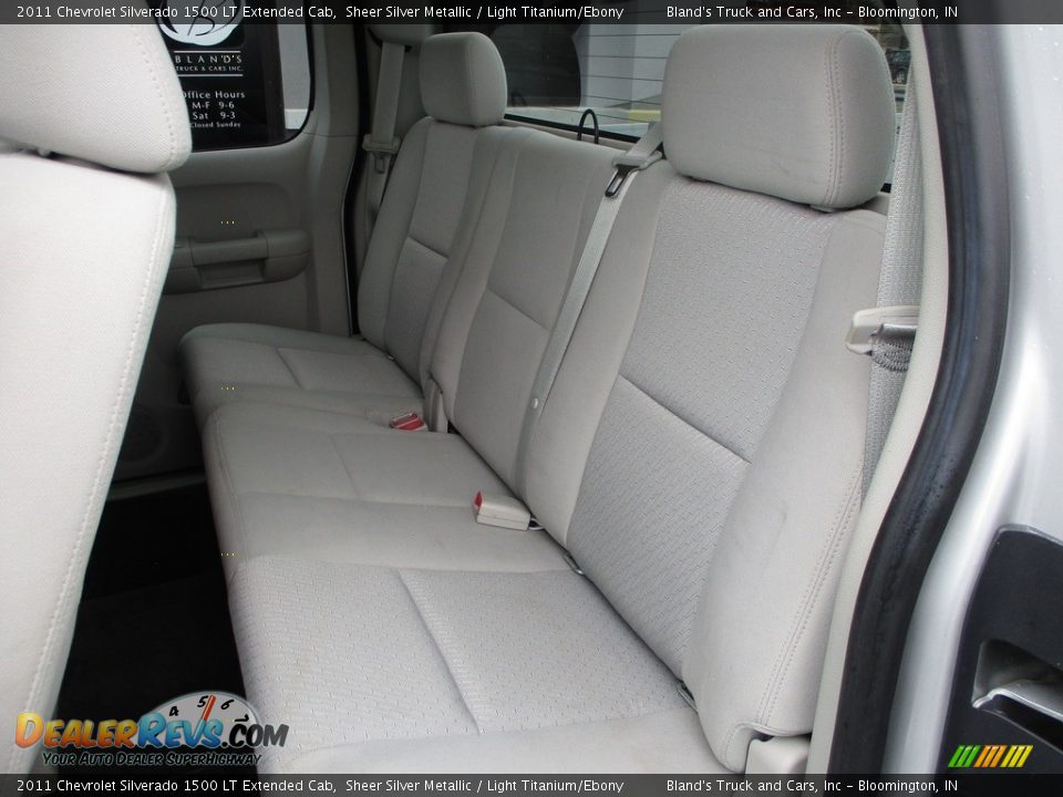 2011 Chevrolet Silverado 1500 LT Extended Cab Sheer Silver Metallic / Light Titanium/Ebony Photo #10