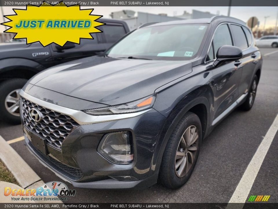 2020 Hyundai Santa Fe SEL AWD Portofino Gray / Black Photo #1