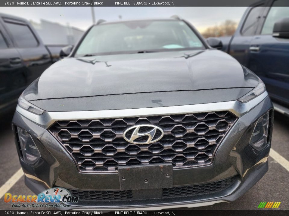 2020 Hyundai Santa Fe SEL AWD Portofino Gray / Black Photo #2