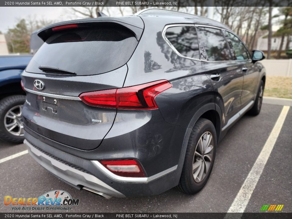 2020 Hyundai Santa Fe SEL AWD Portofino Gray / Black Photo #4