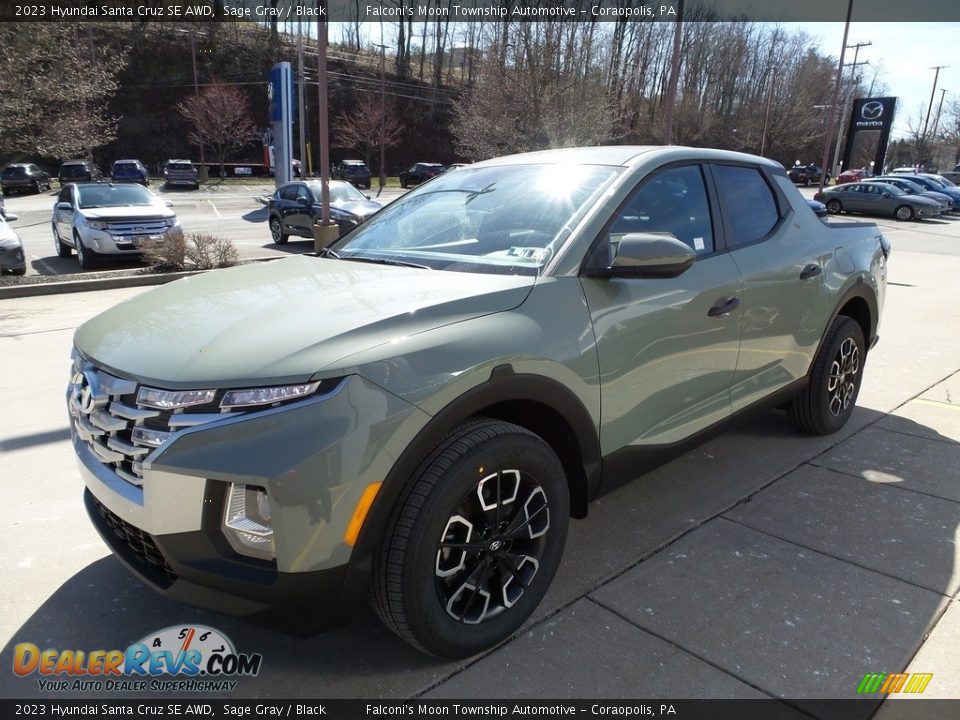 2023 Hyundai Santa Cruz SE AWD Sage Gray / Black Photo #7