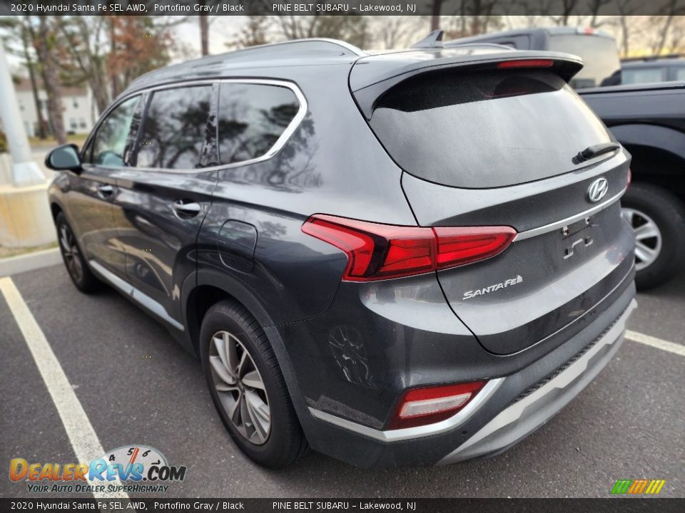 2020 Hyundai Santa Fe SEL AWD Portofino Gray / Black Photo #7