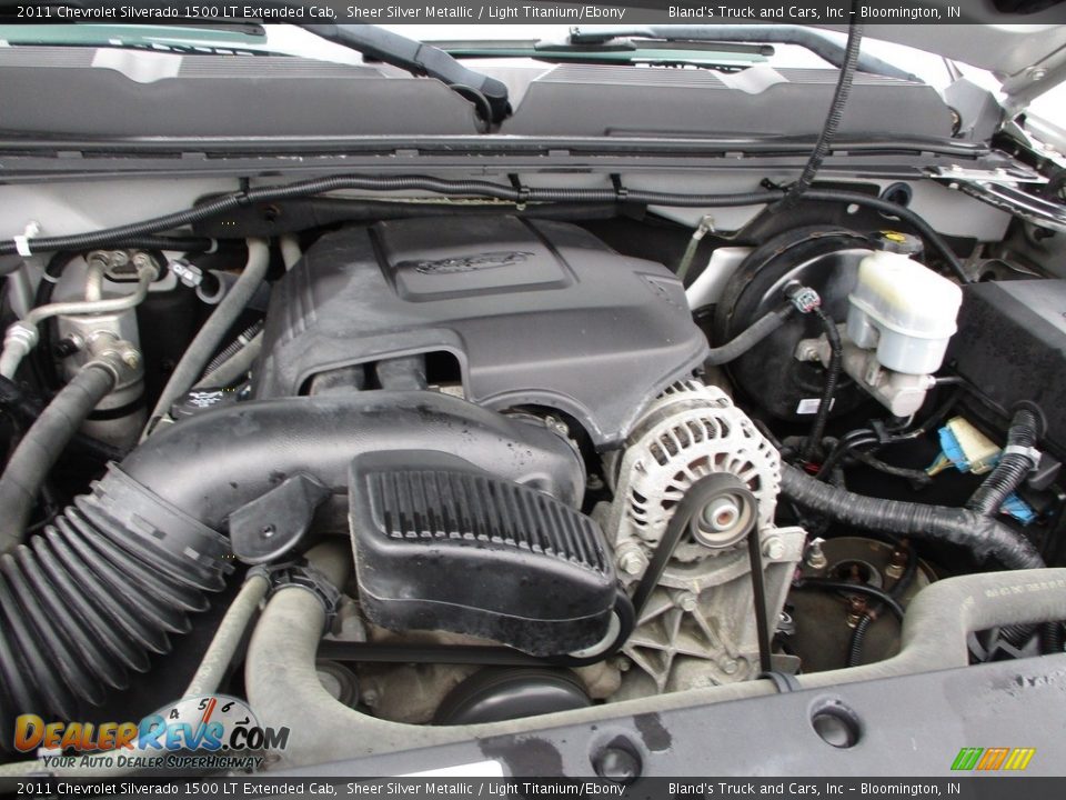 2011 Chevrolet Silverado 1500 LT Extended Cab Sheer Silver Metallic / Light Titanium/Ebony Photo #26