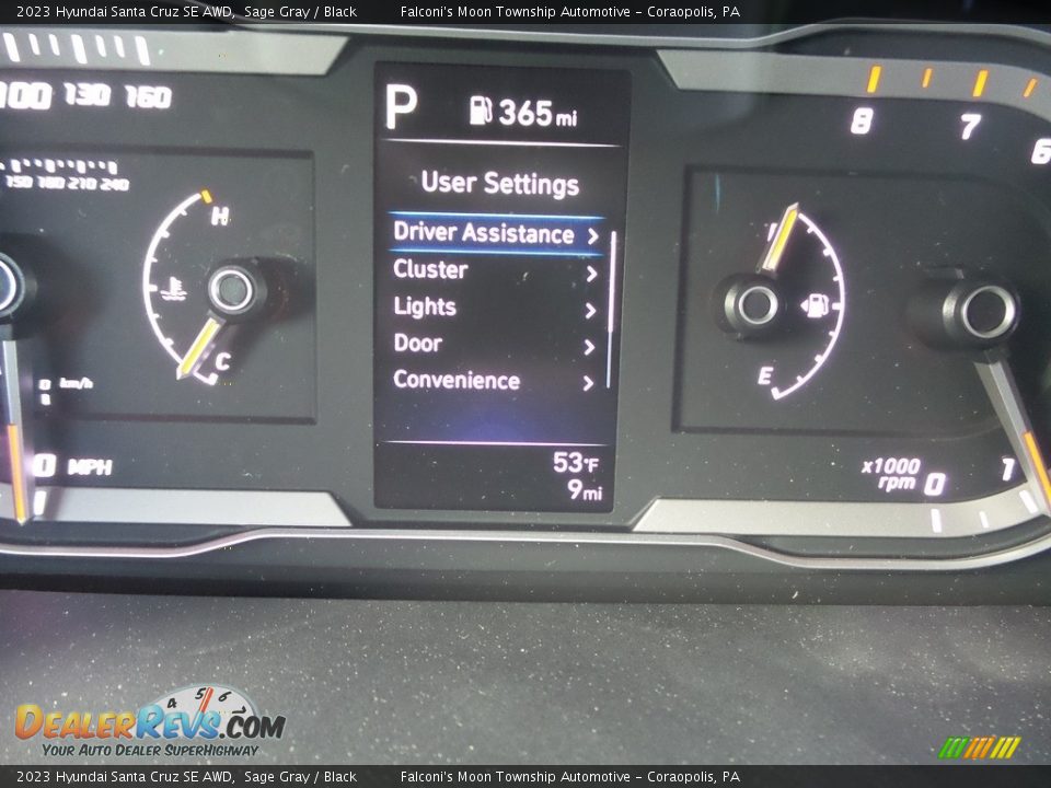 2023 Hyundai Santa Cruz SE AWD Gauges Photo #19