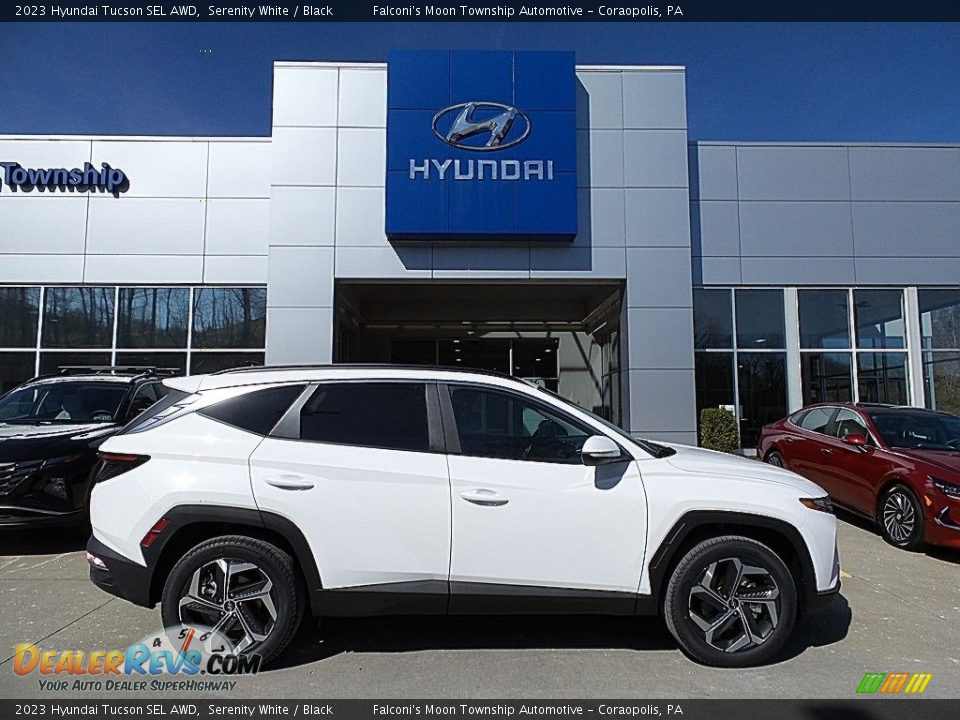 2023 Hyundai Tucson SEL AWD Serenity White / Black Photo #1