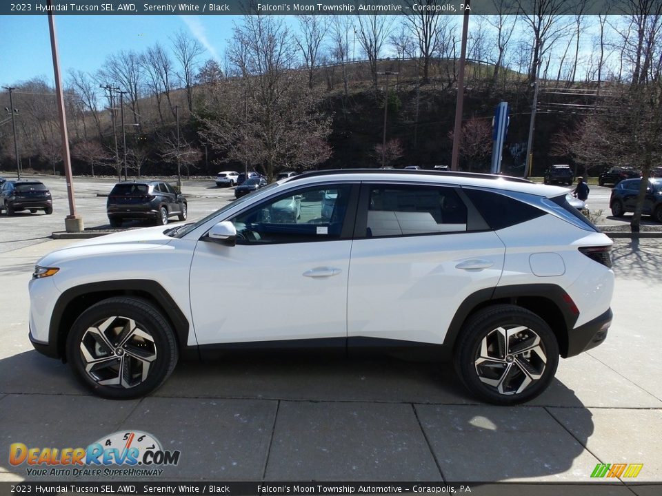 2023 Hyundai Tucson SEL AWD Serenity White / Black Photo #6