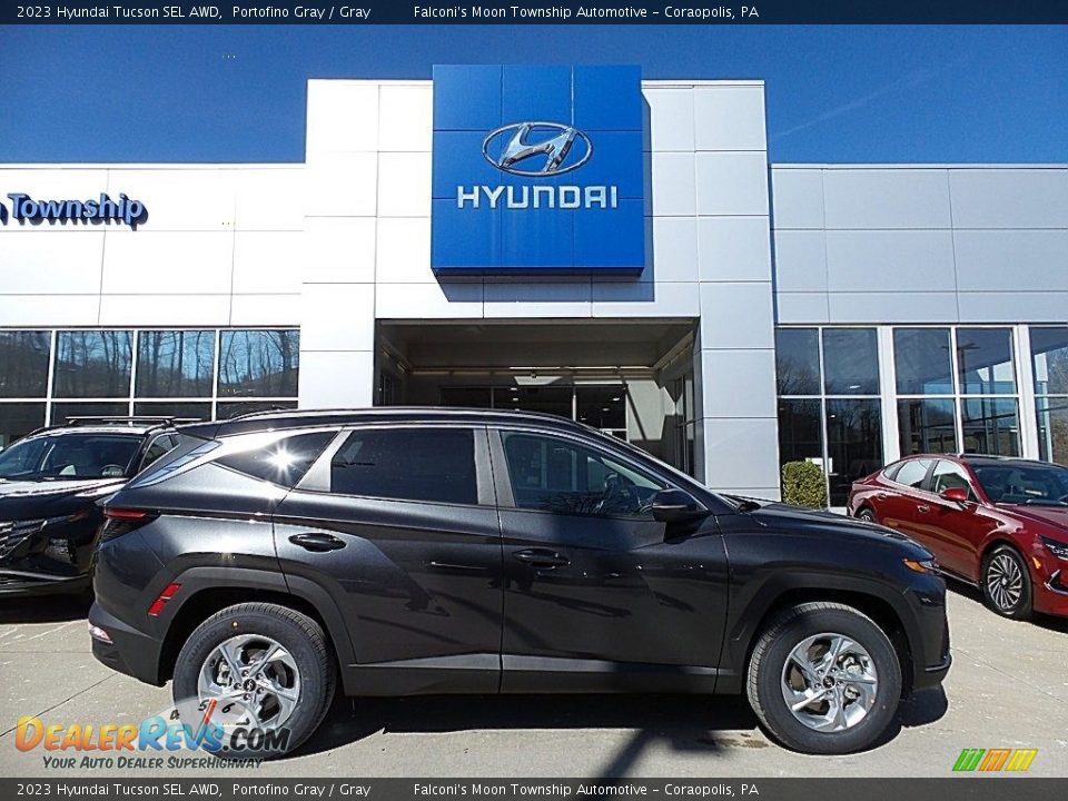 2023 Hyundai Tucson SEL AWD Portofino Gray / Gray Photo #1