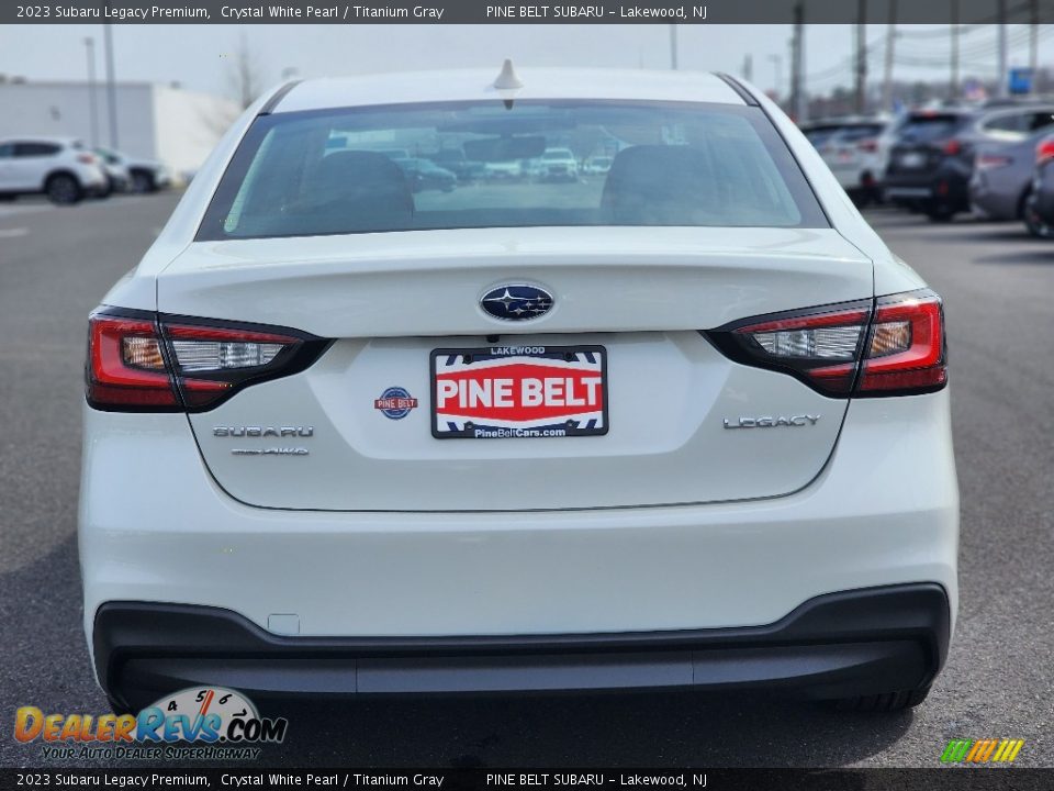 2023 Subaru Legacy Premium Crystal White Pearl / Titanium Gray Photo #8