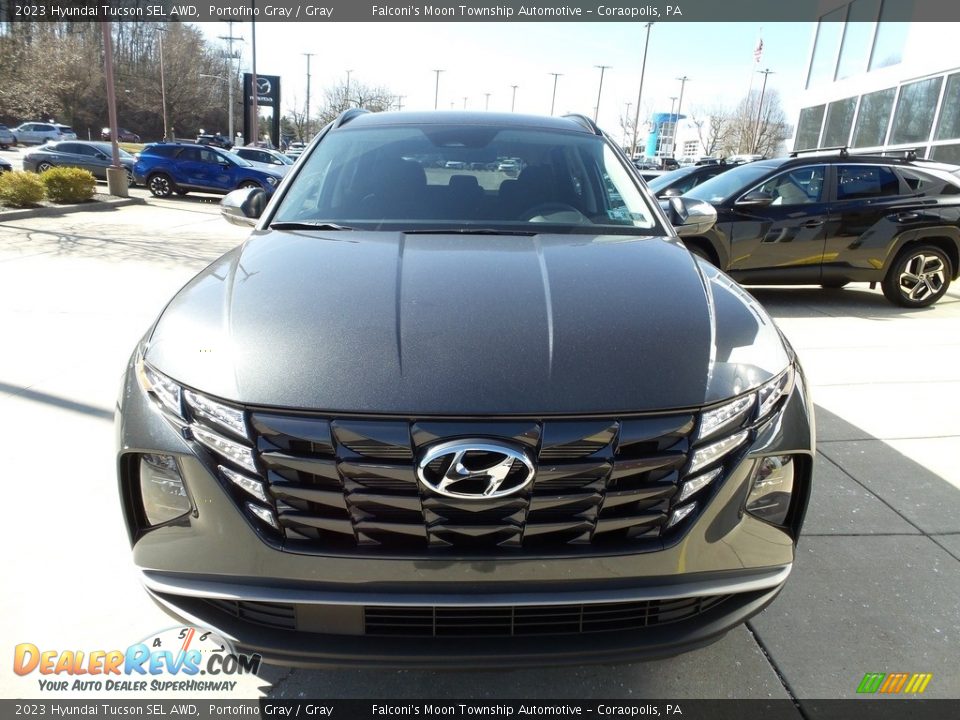 2023 Hyundai Tucson SEL AWD Portofino Gray / Gray Photo #8